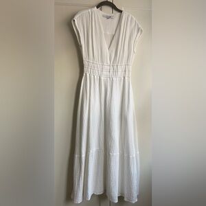 New without tags Joe's Jeans White Maxi Dress with pockets XS